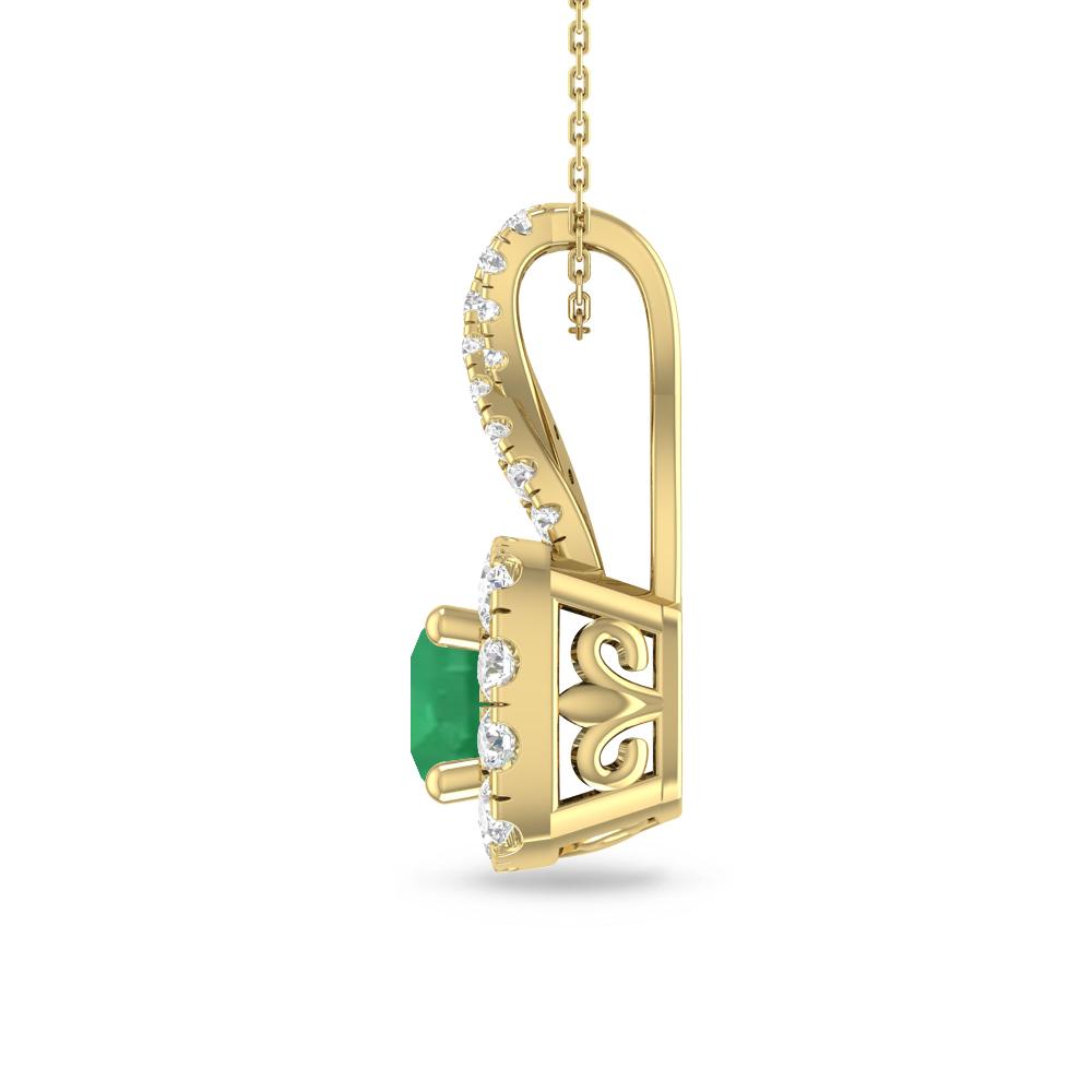Yellow Gold - Emerald