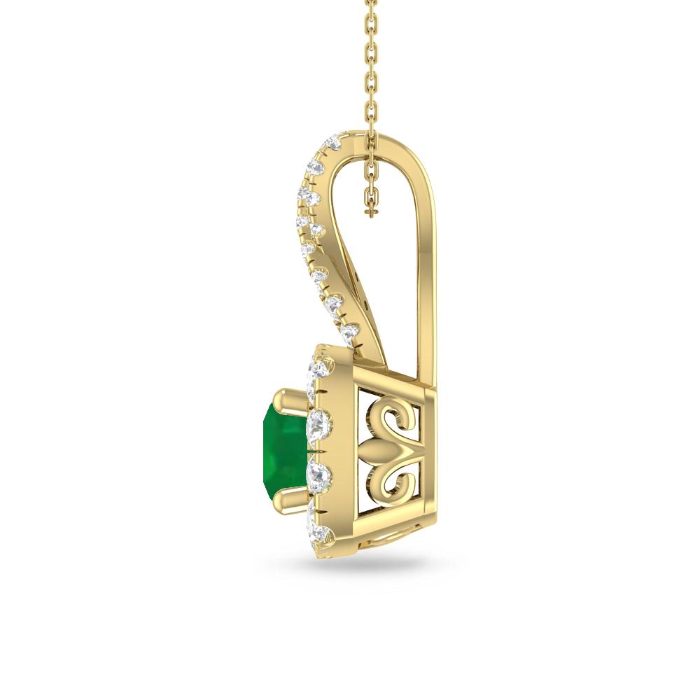 Yellow Gold - Emerald