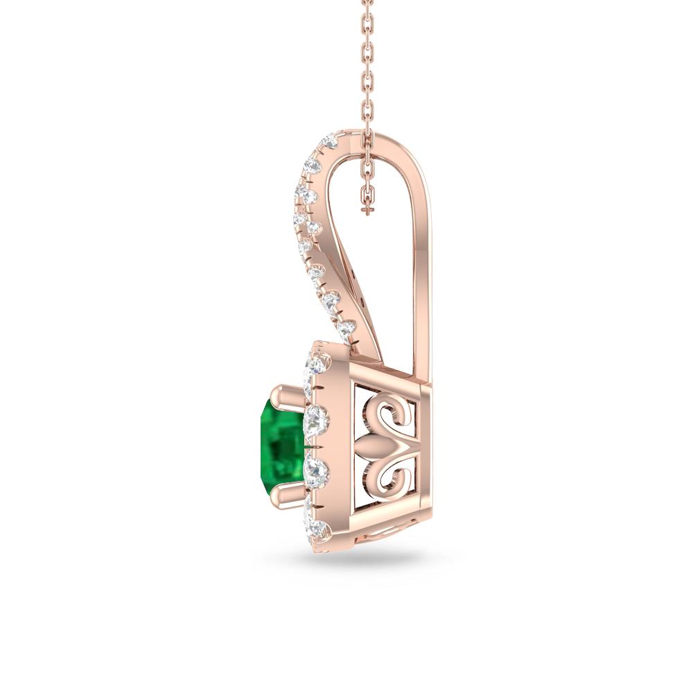 Rose Gold - Emerald