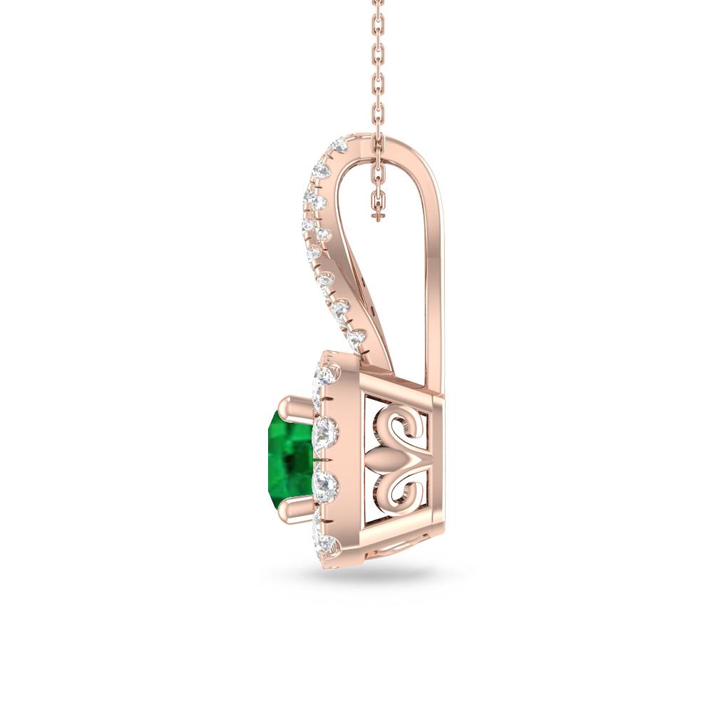 Rose Gold - Emerald