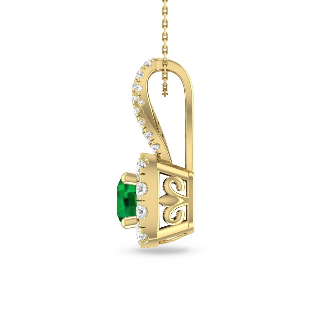 Yellow Gold - Emerald