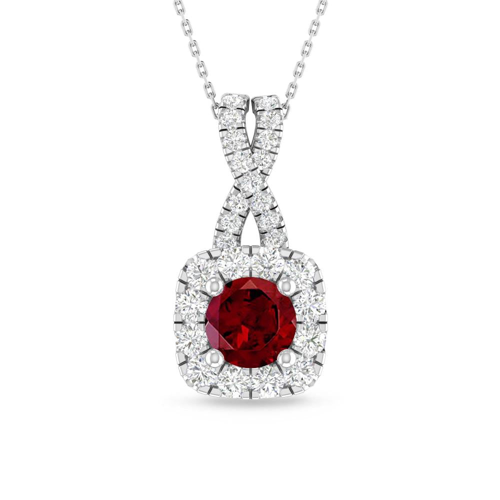 White Gold - Garnet