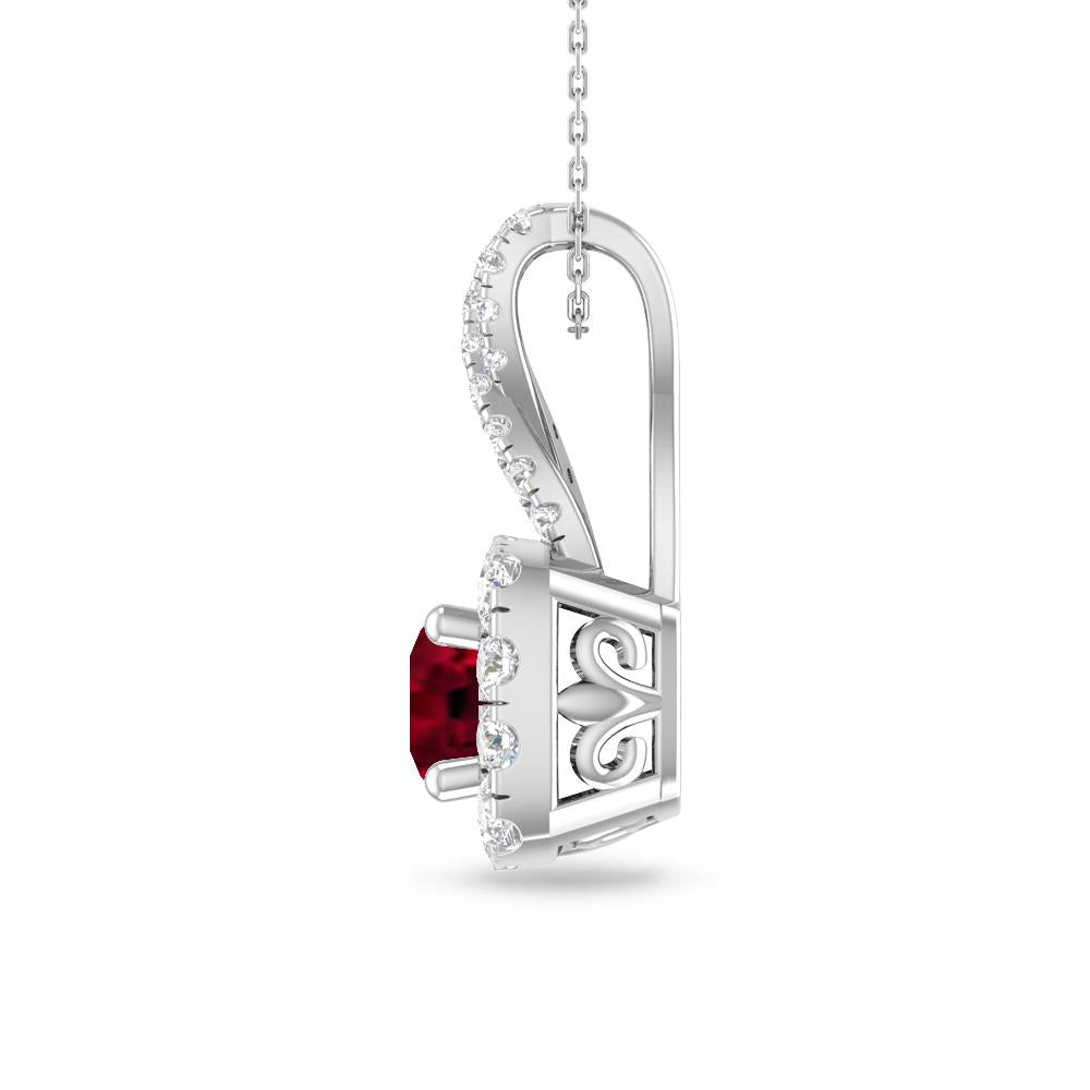 White Gold - Garnet