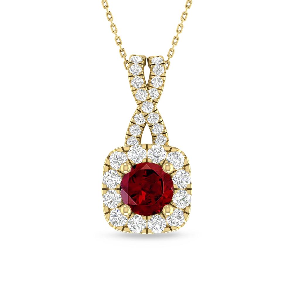 Yellow Gold - Garnet