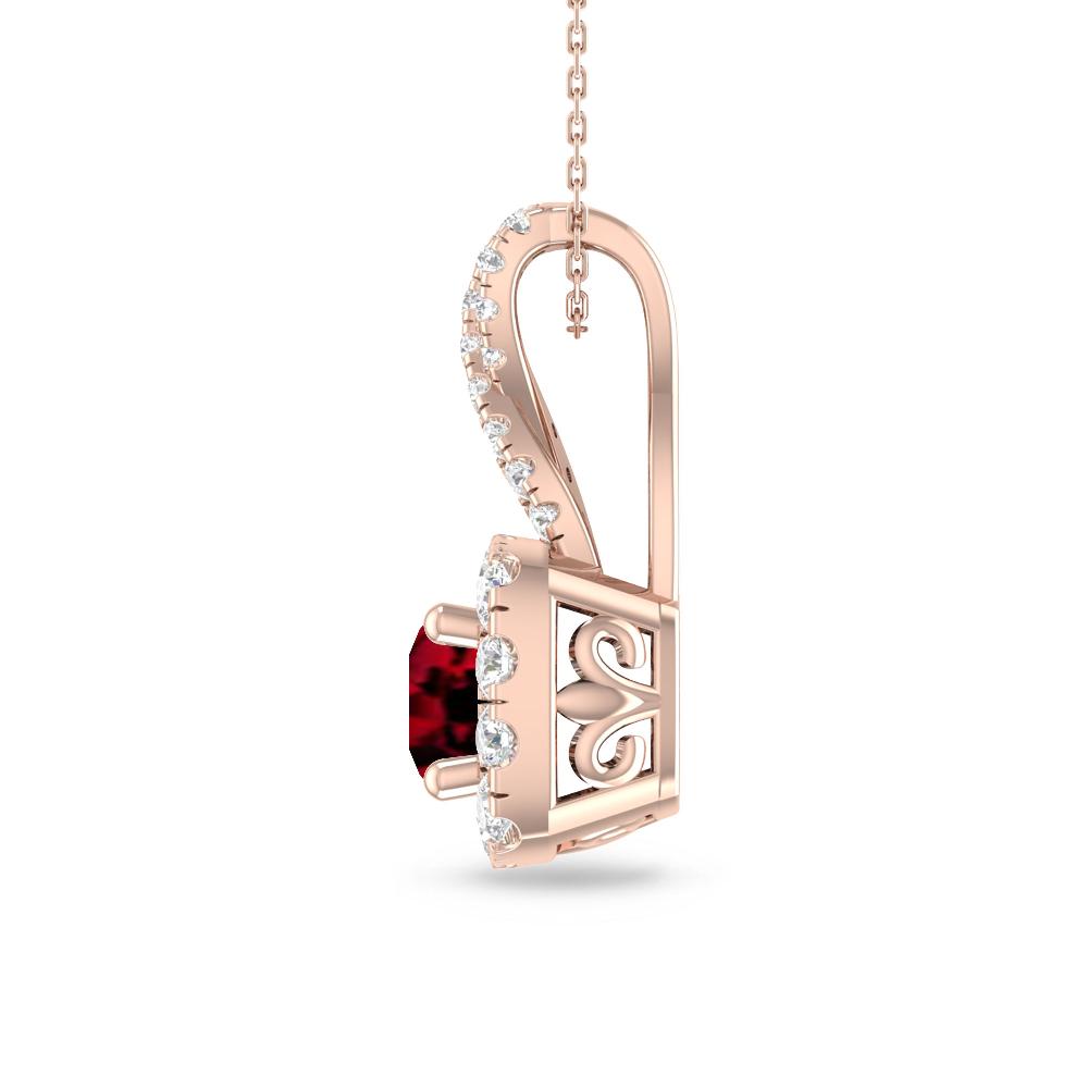 Rose Gold - Garnet