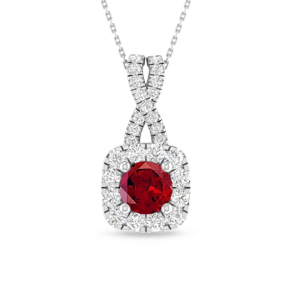 White Gold - Garnet