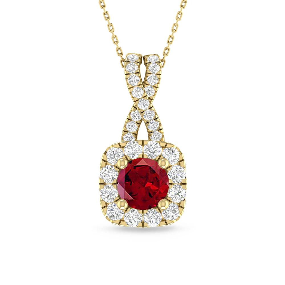 Yellow Gold - Garnet