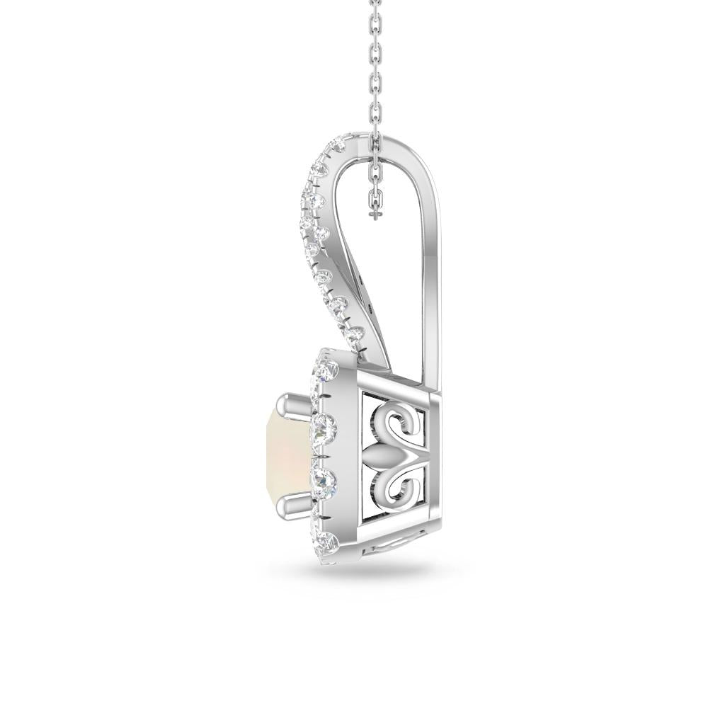 White Gold - Opal