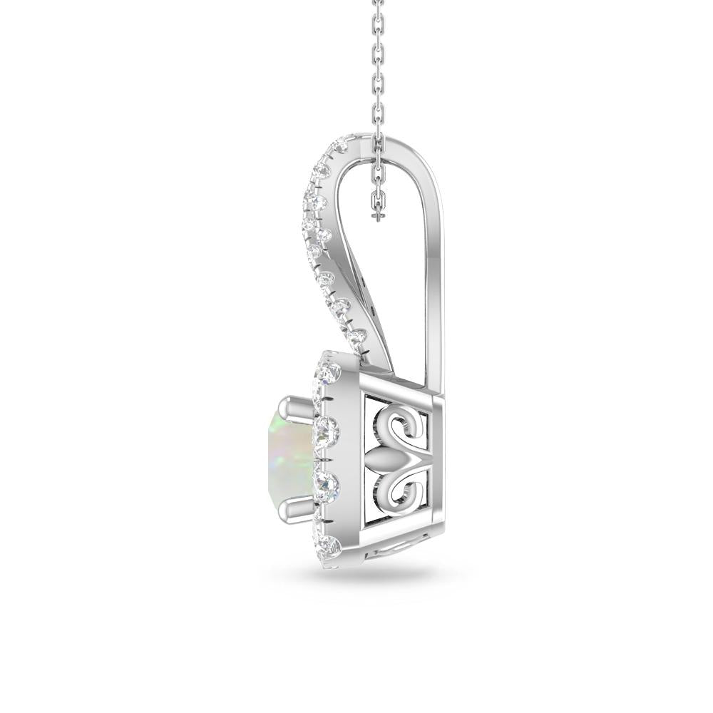 White Gold - Opal