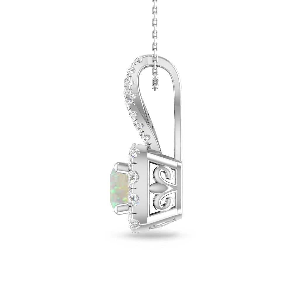 White Gold - Opal