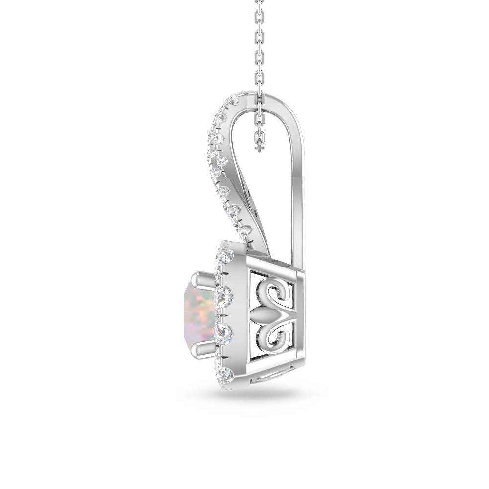 White Gold - Opal