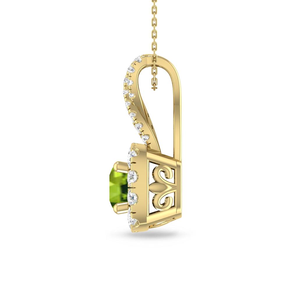 Yellow Gold - Peridot