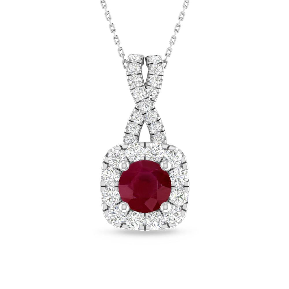 White Gold - Ruby