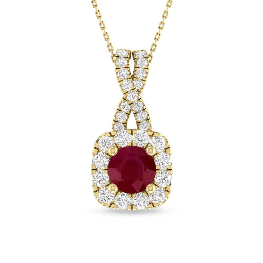 Yellow Gold - Ruby