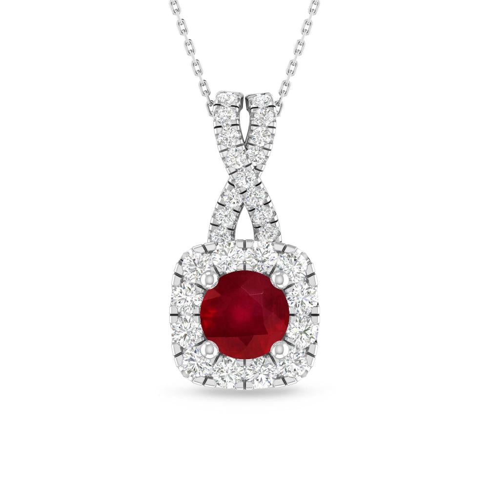 White Gold - Ruby