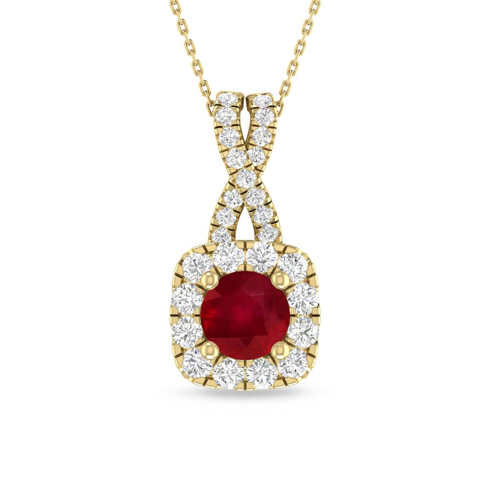 Yellow Gold - Ruby