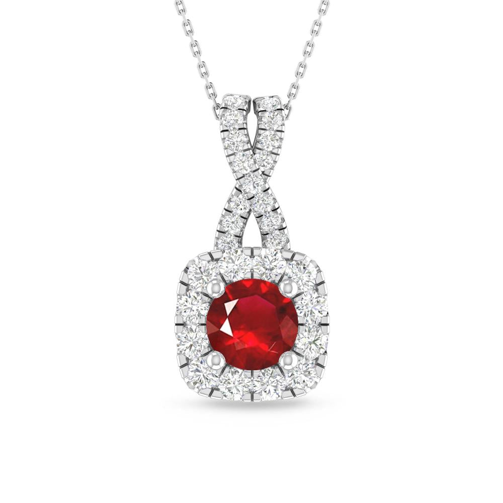 White Gold - Ruby