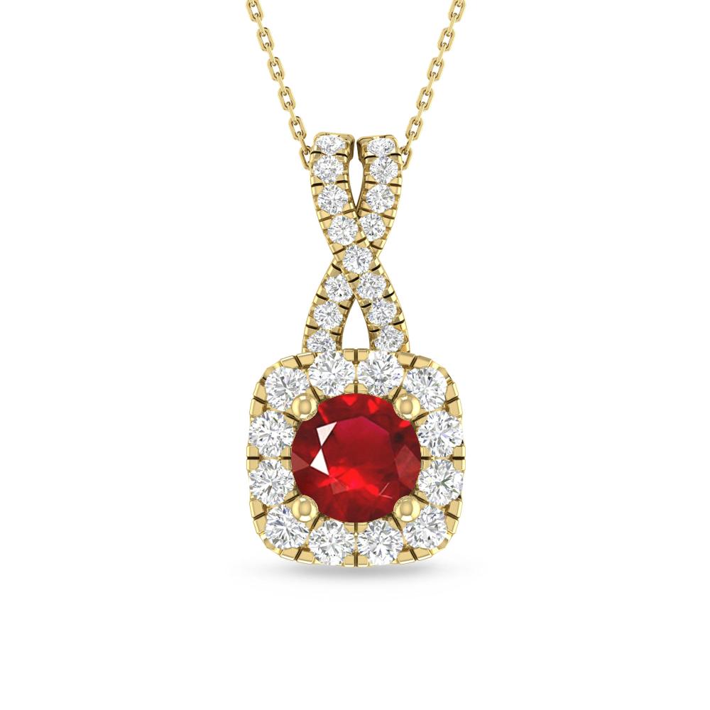 Yellow Gold - Ruby