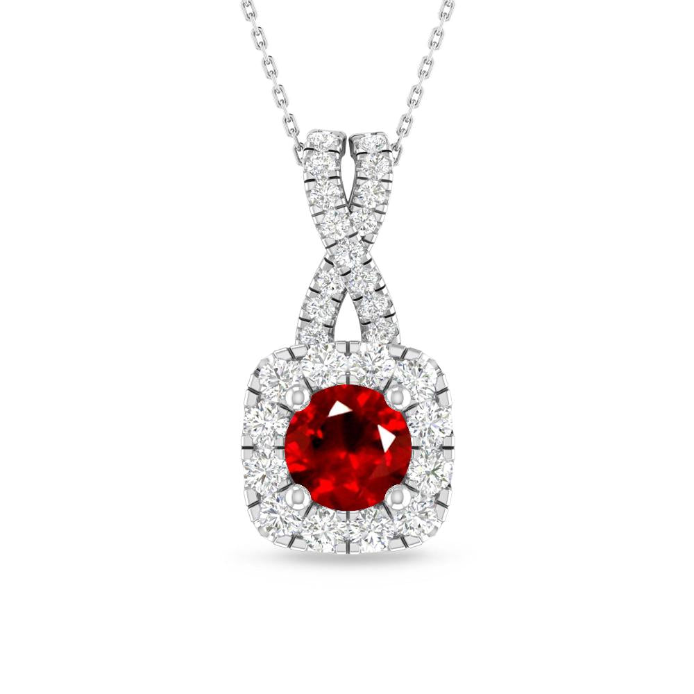 White Gold - Ruby