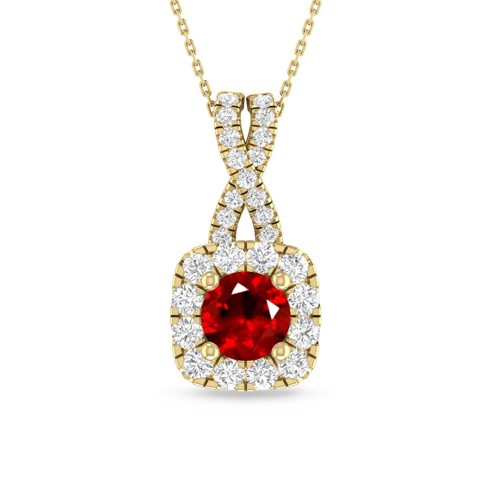 Yellow Gold - Ruby