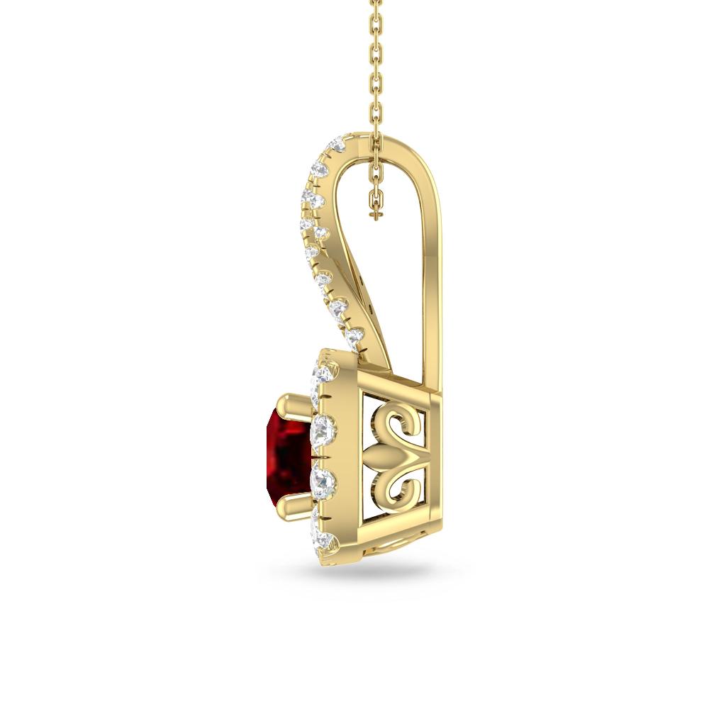 Yellow Gold - Ruby