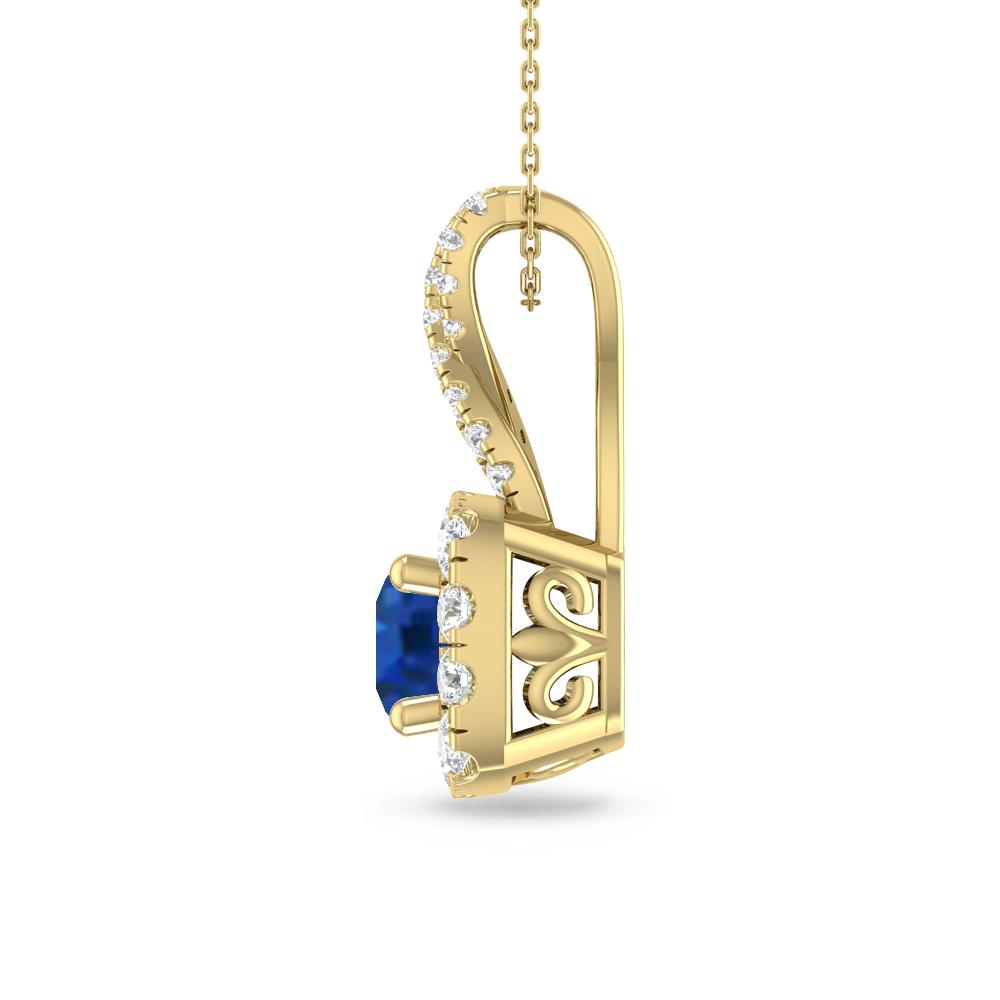 Yellow Gold - Sapphire