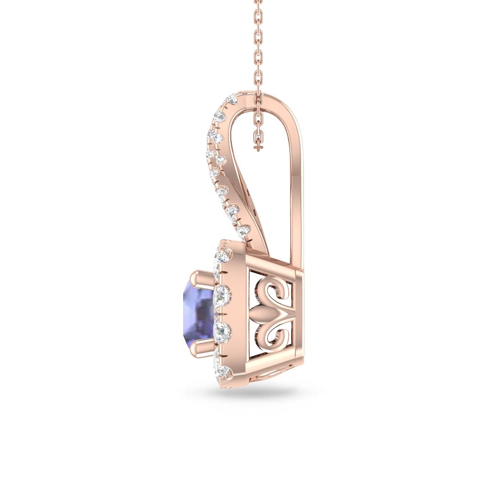 Rose Gold - Tanzanite