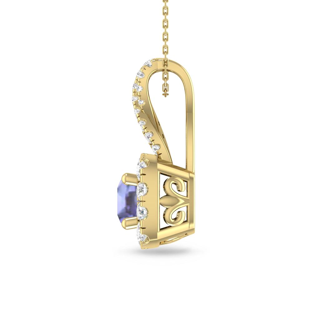 Yellow Gold - Tanzanite