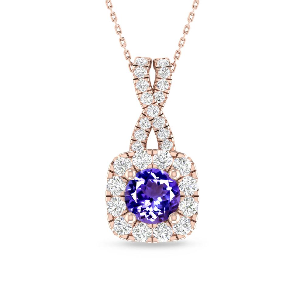 Rose Gold - Tanzanite