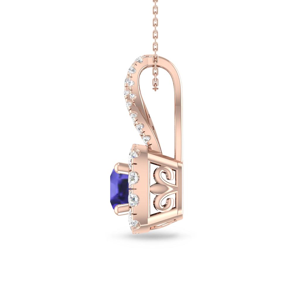 Rose Gold - Tanzanite