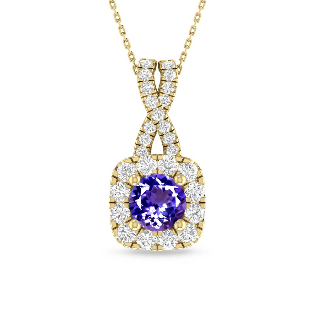 Yellow Gold - Tanzanite