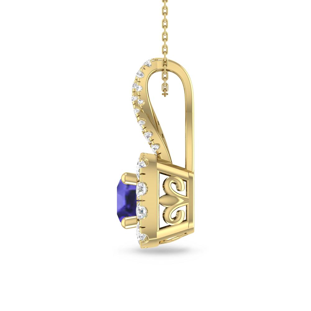 Yellow Gold - Tanzanite