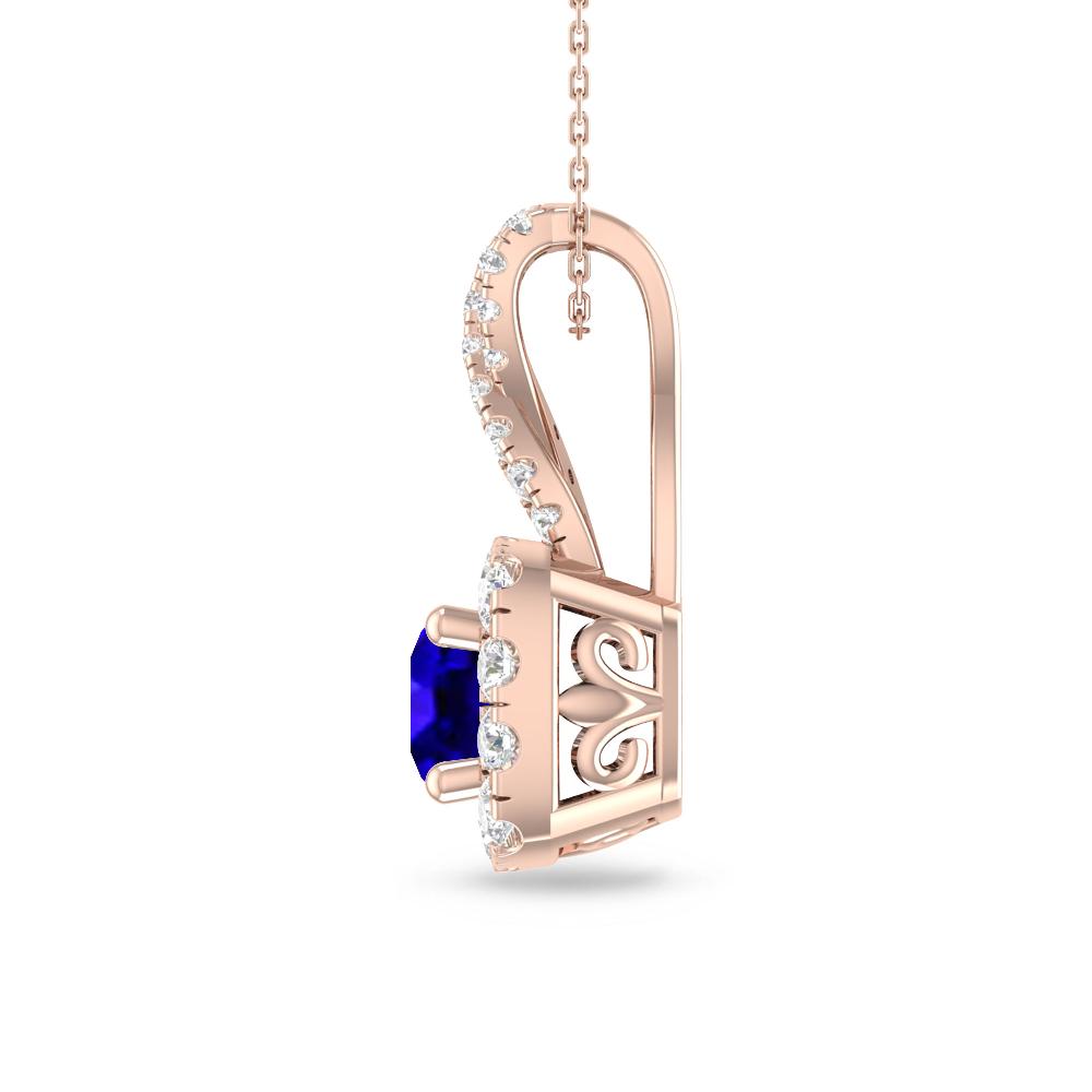 Rose Gold - Tanzanite