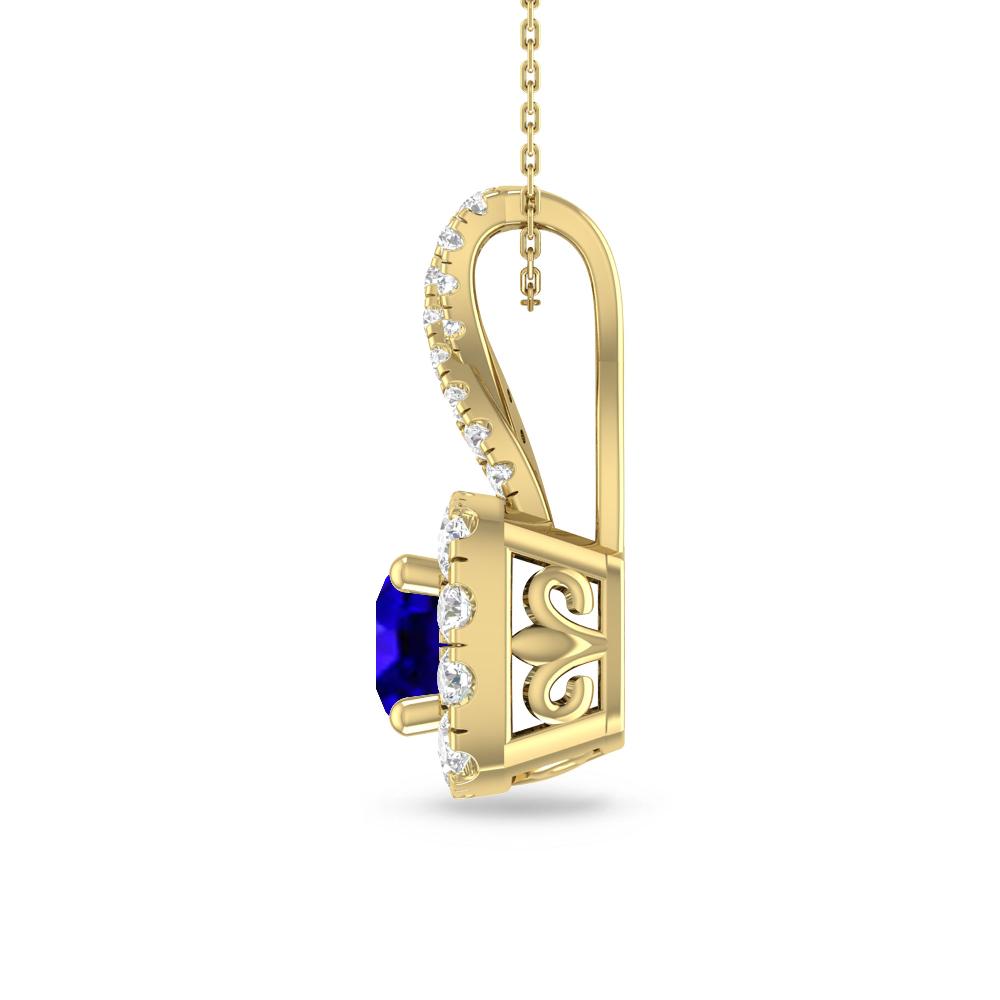 Yellow Gold - Tanzanite