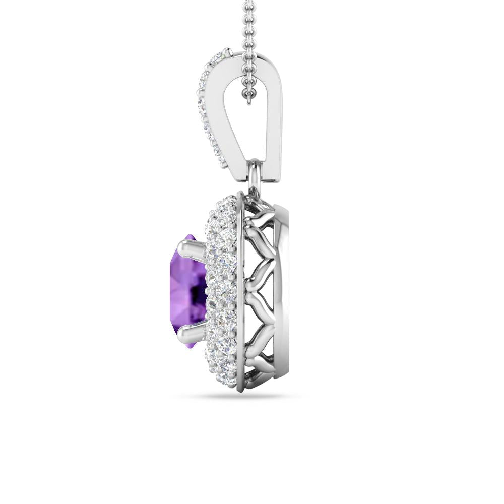 White Gold - Amethyst