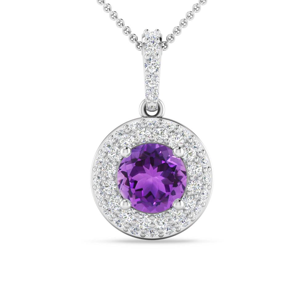 White Gold - Amethyst