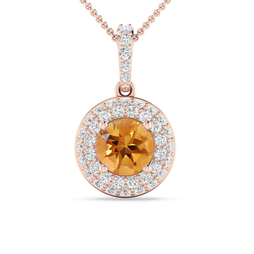 Rose Gold - Citrine