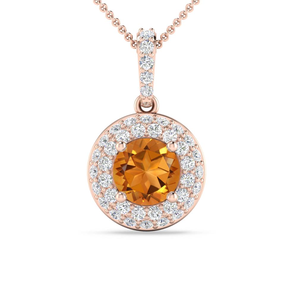 Rose Gold - Citrine