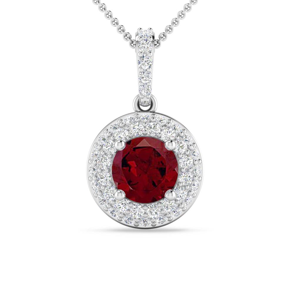 White Gold - Garnet