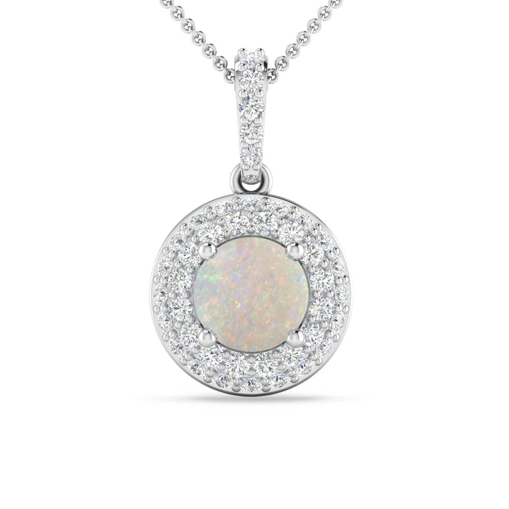 White Gold - Opal