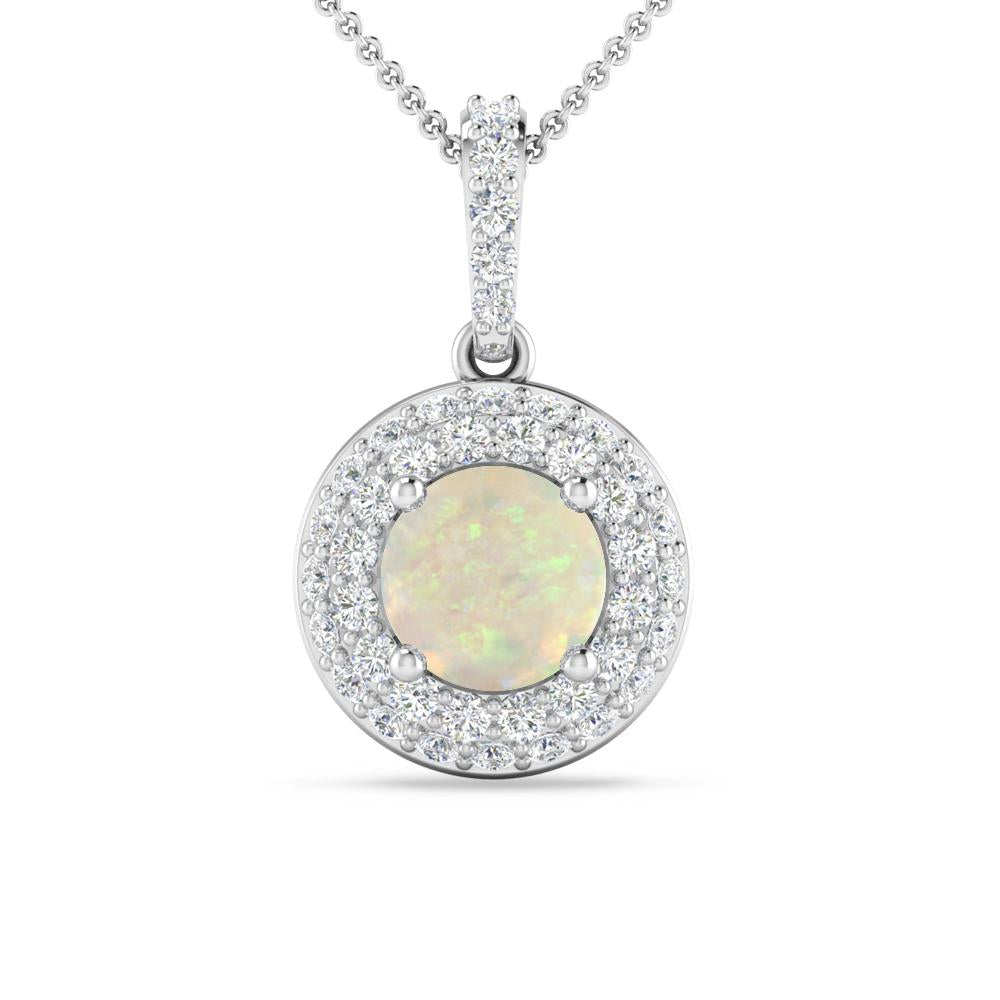 White Gold - Opal