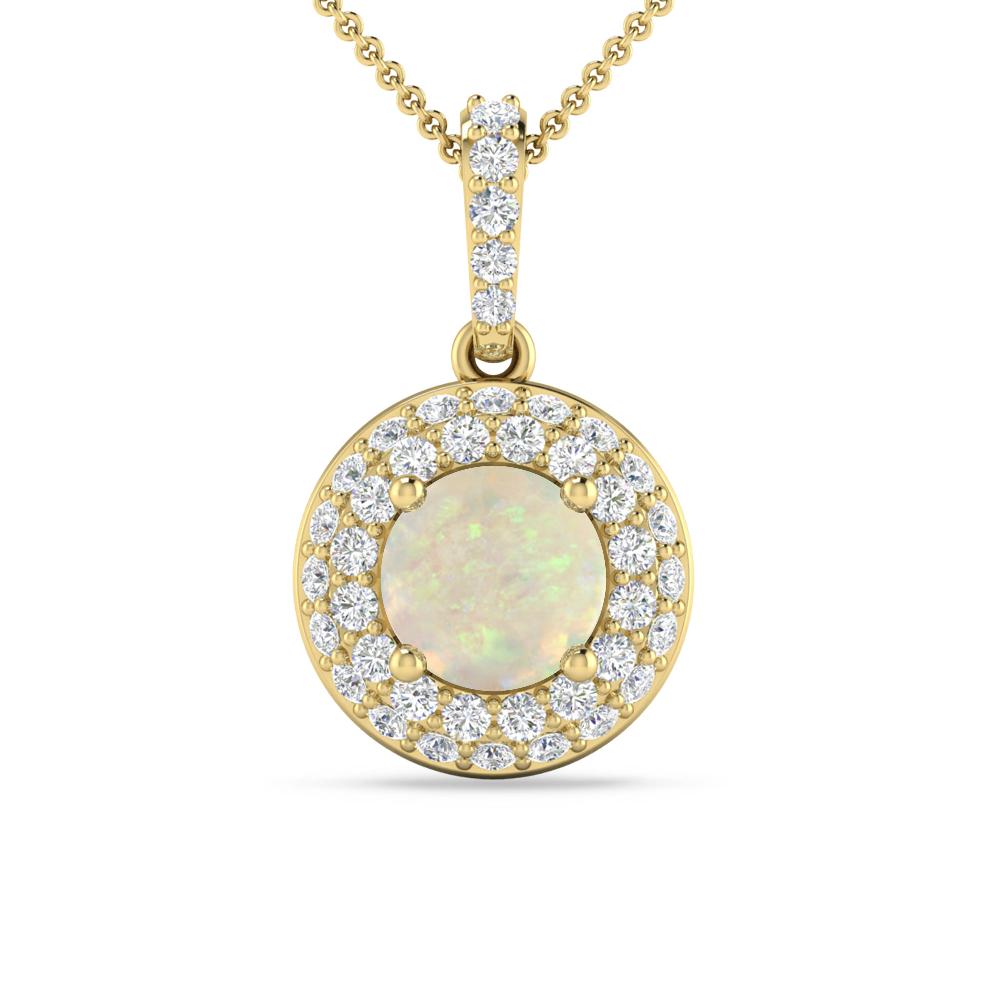 Yellow Gold - Opal