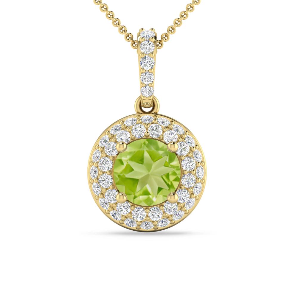 Yellow Gold - Peridot