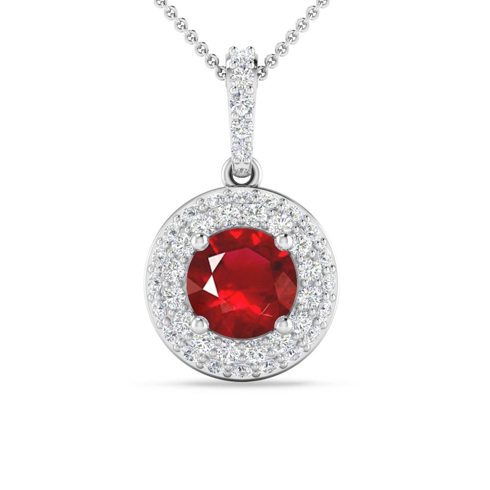 White Gold - Ruby