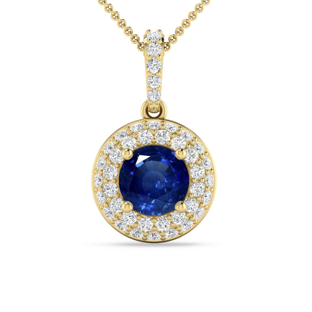 Yellow Gold - Sapphire