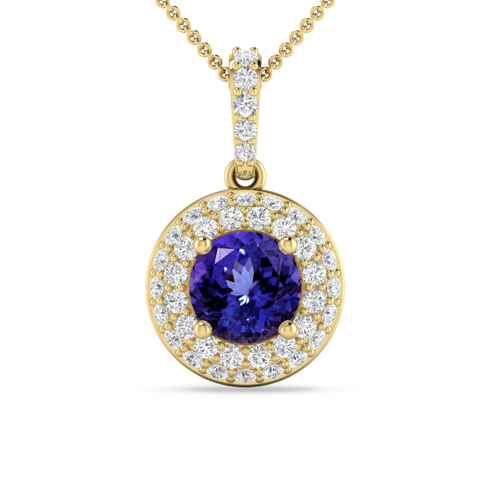 Yellow Gold - Tanzanite