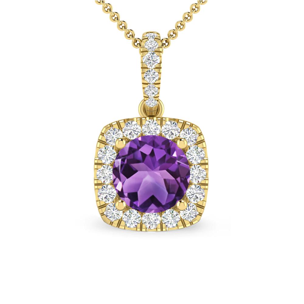 Yellow Gold - Amethyst