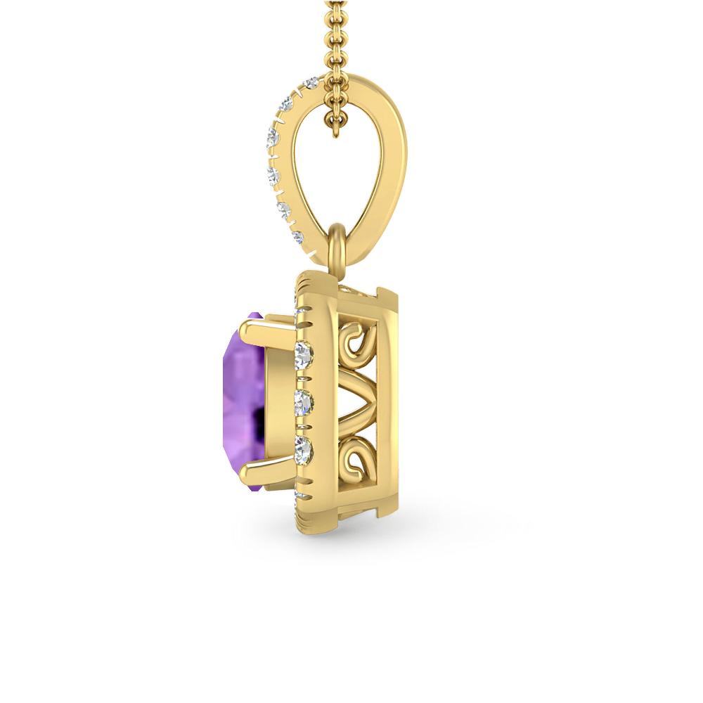 Yellow Gold - Amethyst