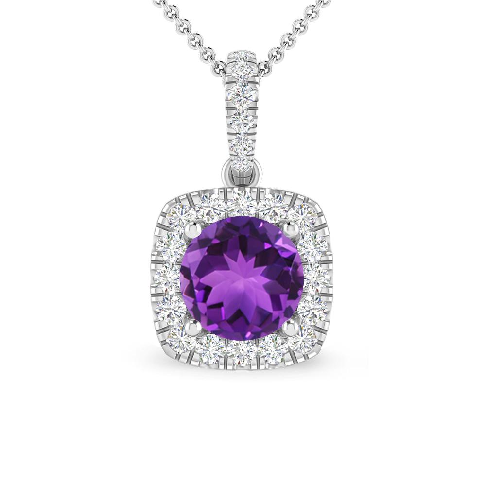 White Gold - Amethyst