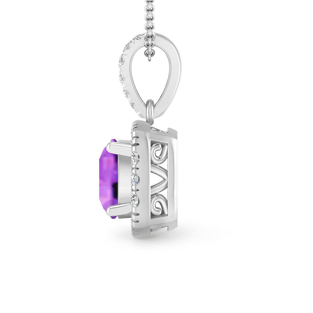 White Gold - Amethyst